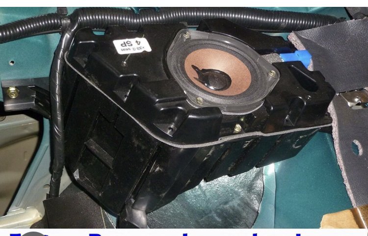 Rear Bose speaker enclosures. (2+2)