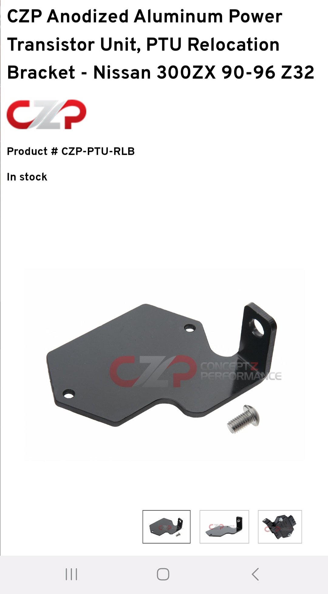 Series 2 PTU complete relocation kit and optional bracket.